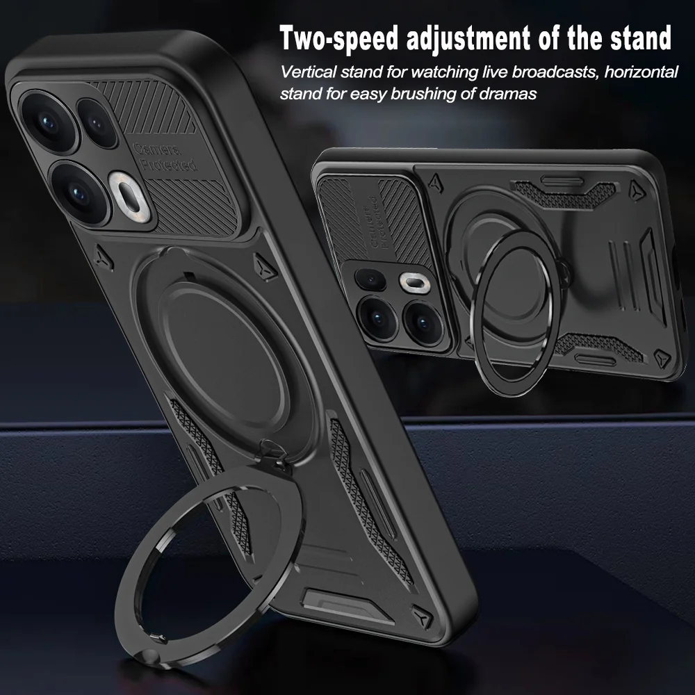 360° Metal Magnetic Rotating Ring Holder Phone Case Protector