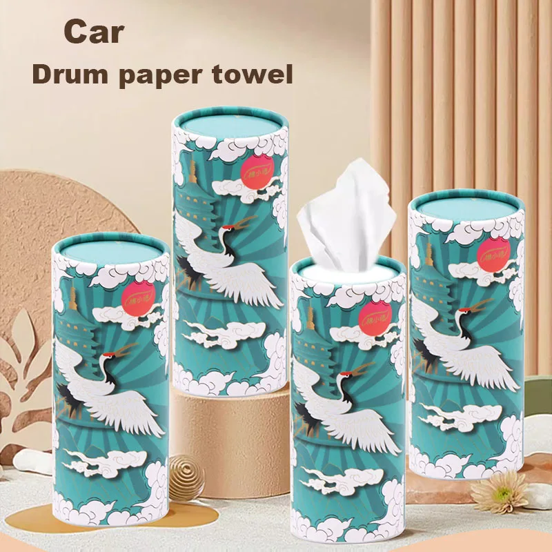 3 layers/draw 120 draws 3 bucket Car Tissue In Side Per Pack For Car Tissue Box Paper Refill For Vehicle Home Bathroom Usage