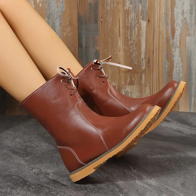 Women's Casual Shoes Sports Shoes Women's Flat Shoes High Top Elastic Boot Sneakers Women Walking ShoesTrail Running Women Boots