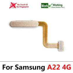 Enhanced Power Button Replacement with Sensor Flex (A22 4G Gold Copy)