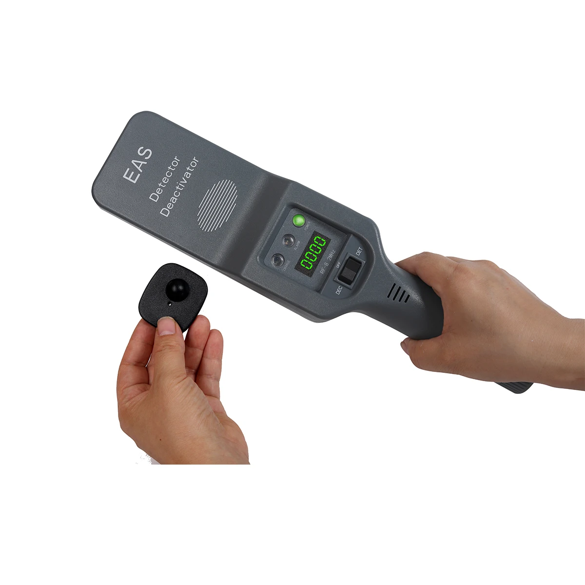 Label Deactivator Security Tag Detector RF8.2Mhz Wireless Rechargeable Non-contact EAS Systems Sound Light With LCD Counters