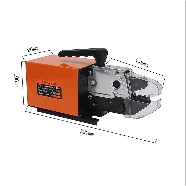 JH AM-10 Pneumatic Terminal Crimping Machine Tool Cold Press Insulated Tube Term