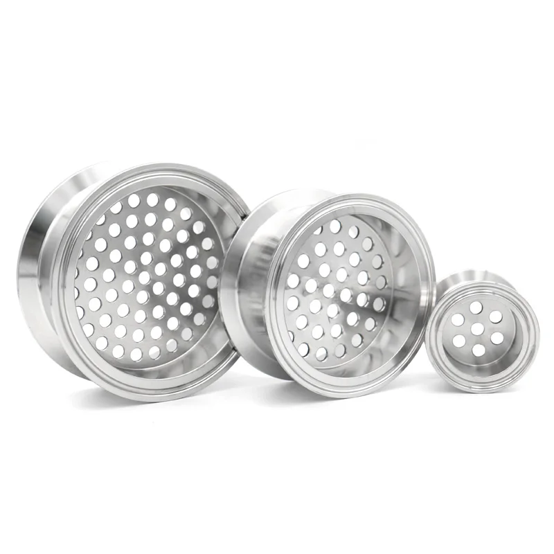 Ss304 Filtro Per Estrattore Di Birra 6Mm Piastra Perforata Distillazione 1.5 "2" 3 "4" 6 "Homebrew Tri Clamp 50.5 64Mm Acciaio Inossidabile Sanitario