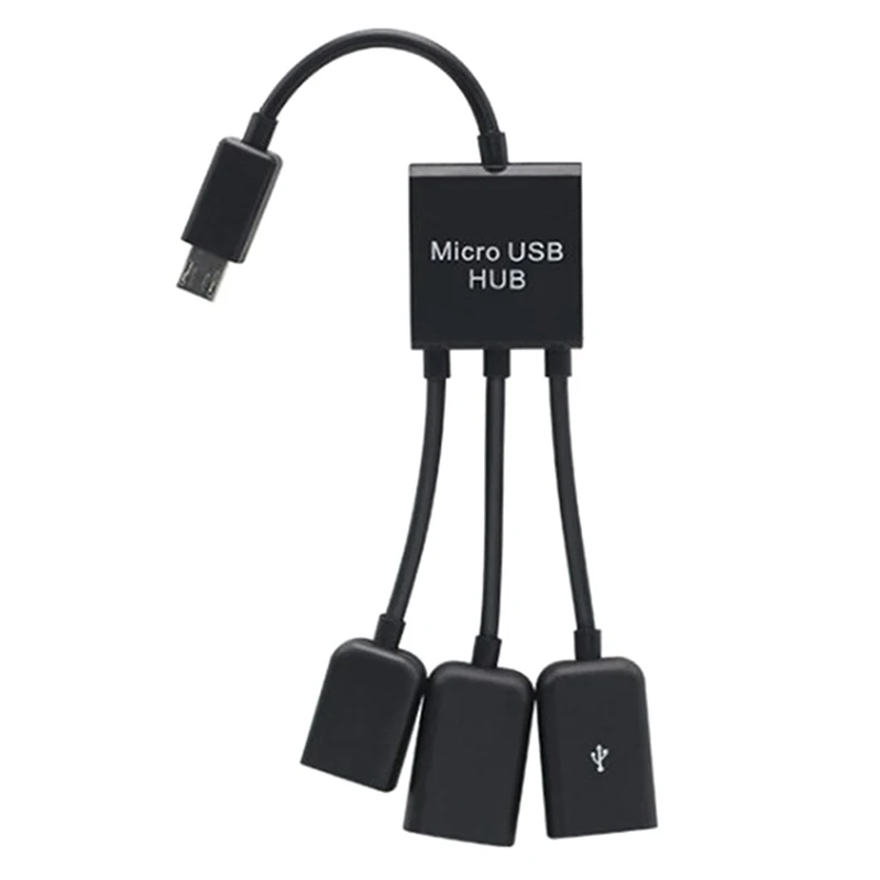 마이크로 USB C 타입 허브 수-암 이중 USB 2.0 호스트 OTG 어댑터 케..