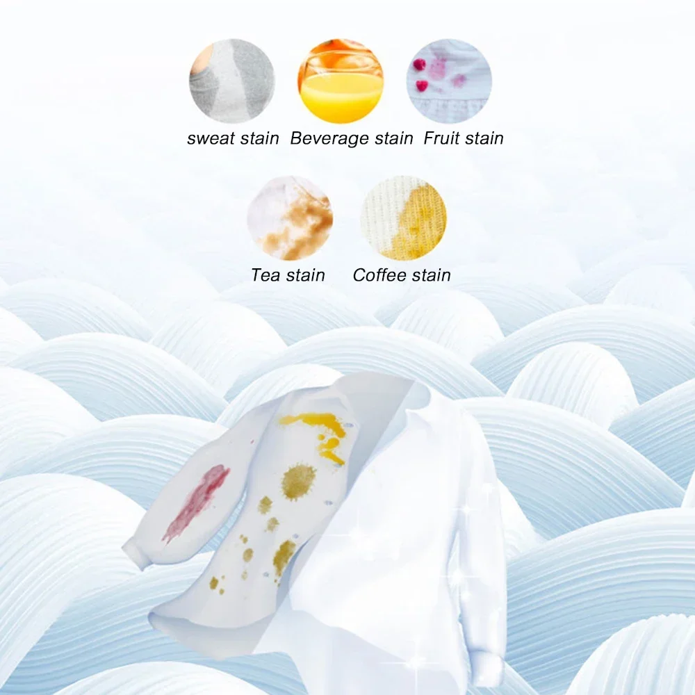 30Pcs Concentrated Laundry Tablets Decontamination Soap Paper Washing Machine Clothes Cleaning Portable For Travel