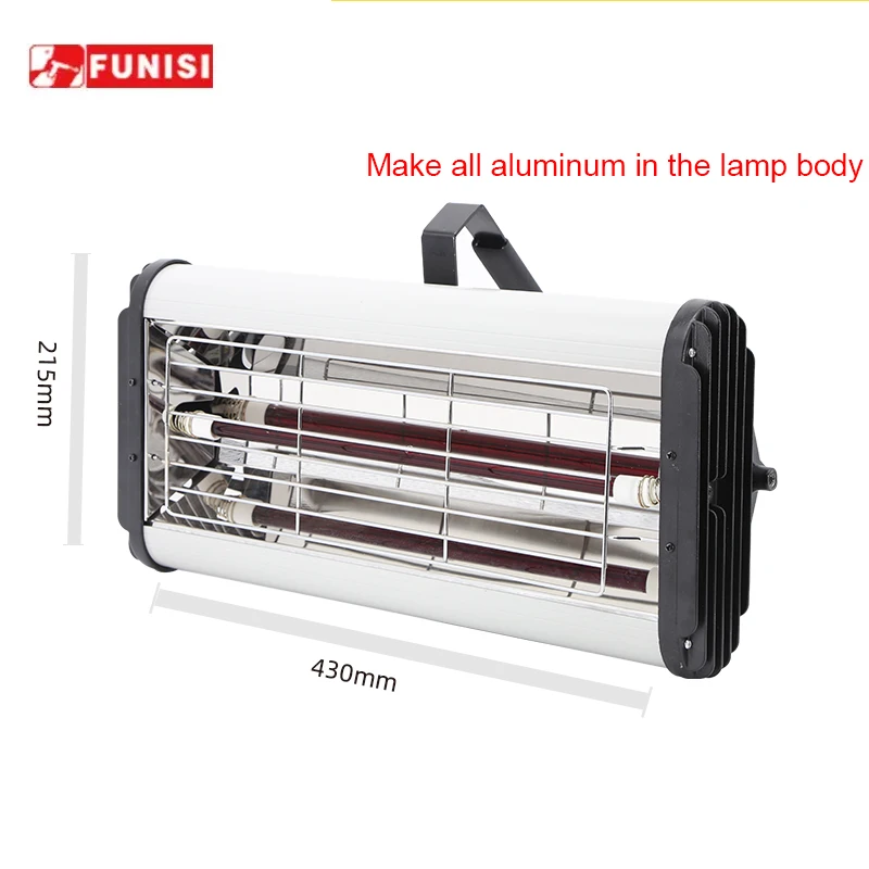 FUNISI Excellent Adjustable Baking Paint Drying Lamp Shortwave Infrared Lamp For Paint Drying Tube