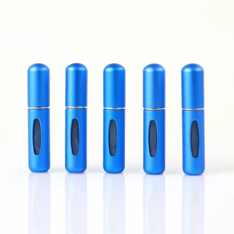 Portable Refillable Perfume Bottle Set - 5ml Travel Spray Containers (5pcs)