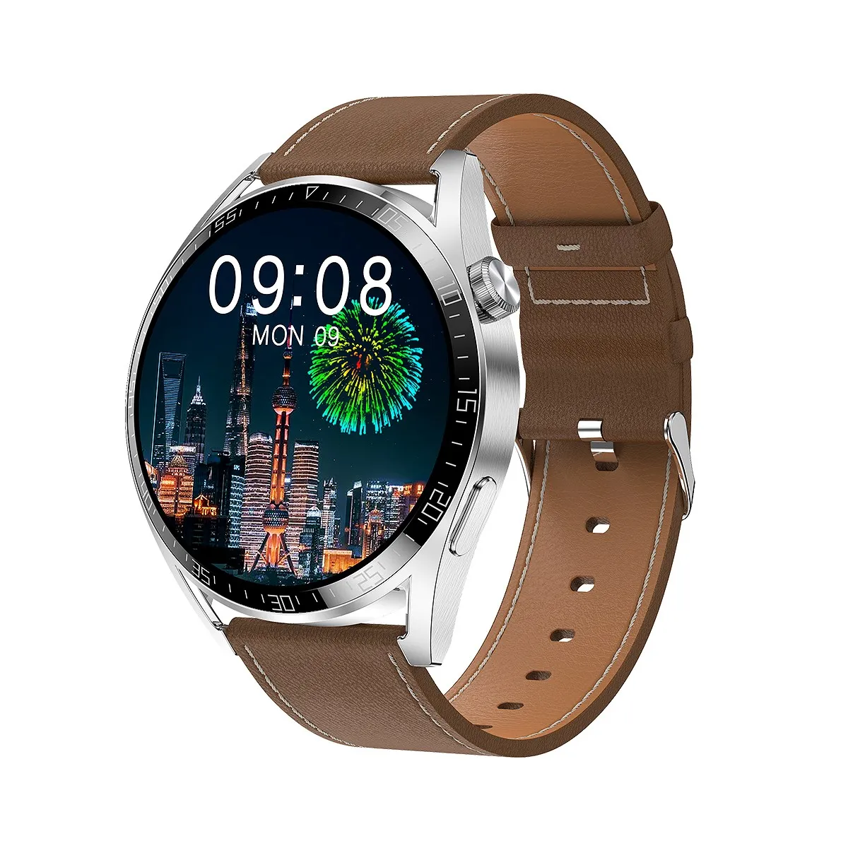 GT4 Max 1.5" Smartwatch Bluetooth Call GPS IP68 Waterproof Sports Watch-Wireless Charging/ NFC/ Sports Measurement/ Strap