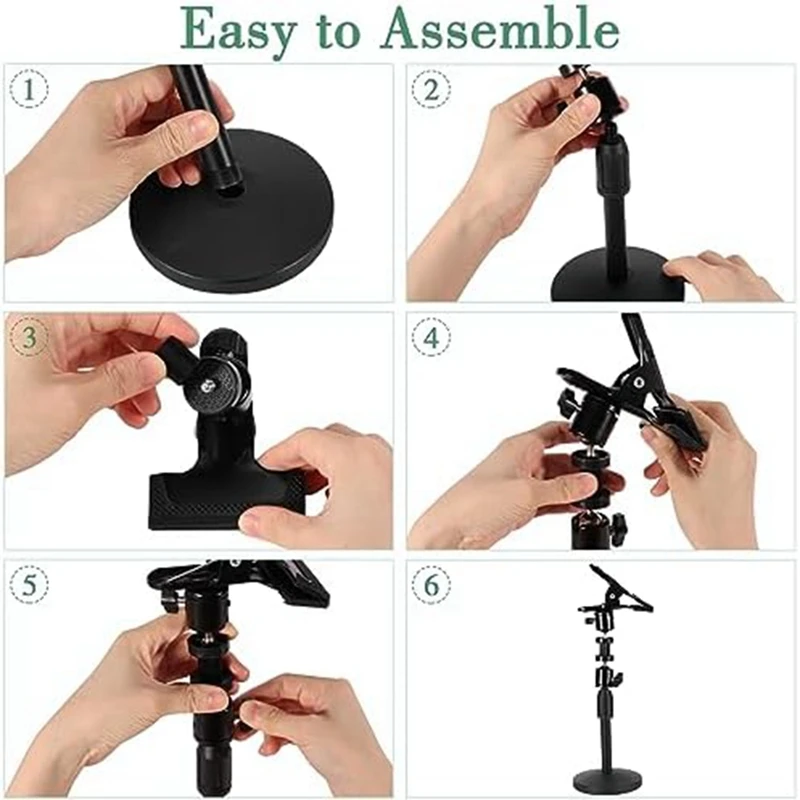 1 Piece Embroidery Hoop Holder Metal Rotating Adjustable Embroidery Holder For Projects