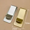 Stainless Steel Slim Pocket Men Design Money Clip Wallet Cash ID Credit Card Business Dollar Holder Metal Bill Clamp 6