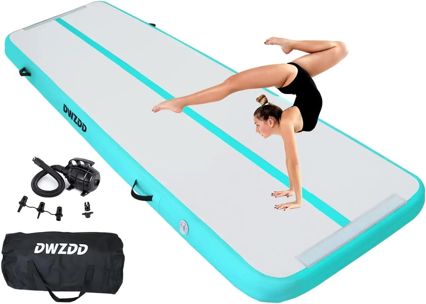 Gymnastics Air Mat 10ft/13ft/16ft/20ft Tumbling Mat Inflatable Gymnastics Tumble Track for Home