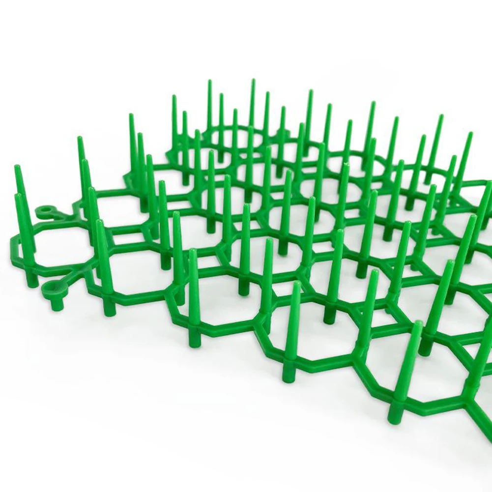 Mat Spike Cat Mats Prickle Protection Plastic Strip Yard 13cmx49cm Dig Stop Outdoor Living Garden Accessories