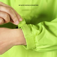 Waterproof Reflective Rainsuit Yellow/Green Jacket and Trouser