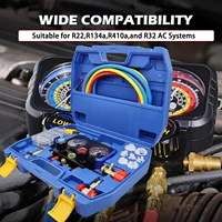 Kit de charge et de diagnostic de fourmis indispensables, collecteur à 3 voies, climatiseur, R22, R134a, R410a, R32 2