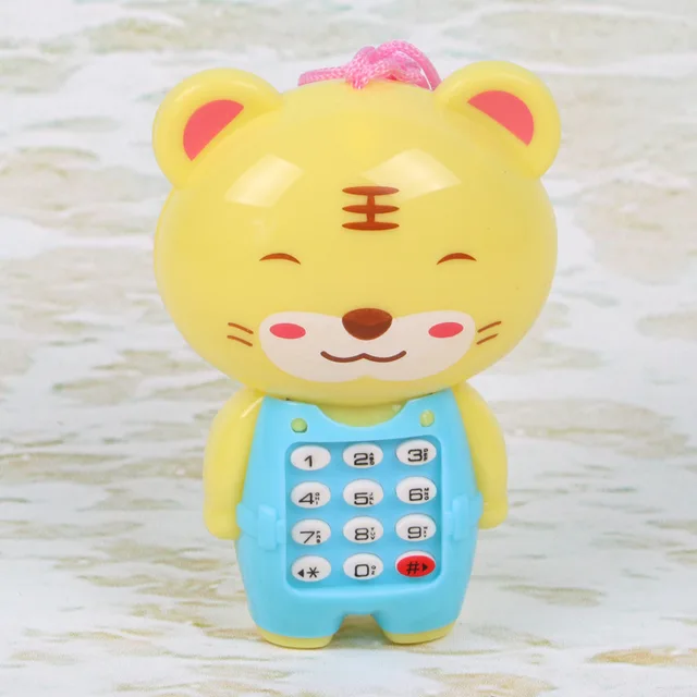 2021 Cartoon Music Phone Baby Toys Educational Early Learning Toy Mobile Telephone Gift for Kids Children with LED Light 3