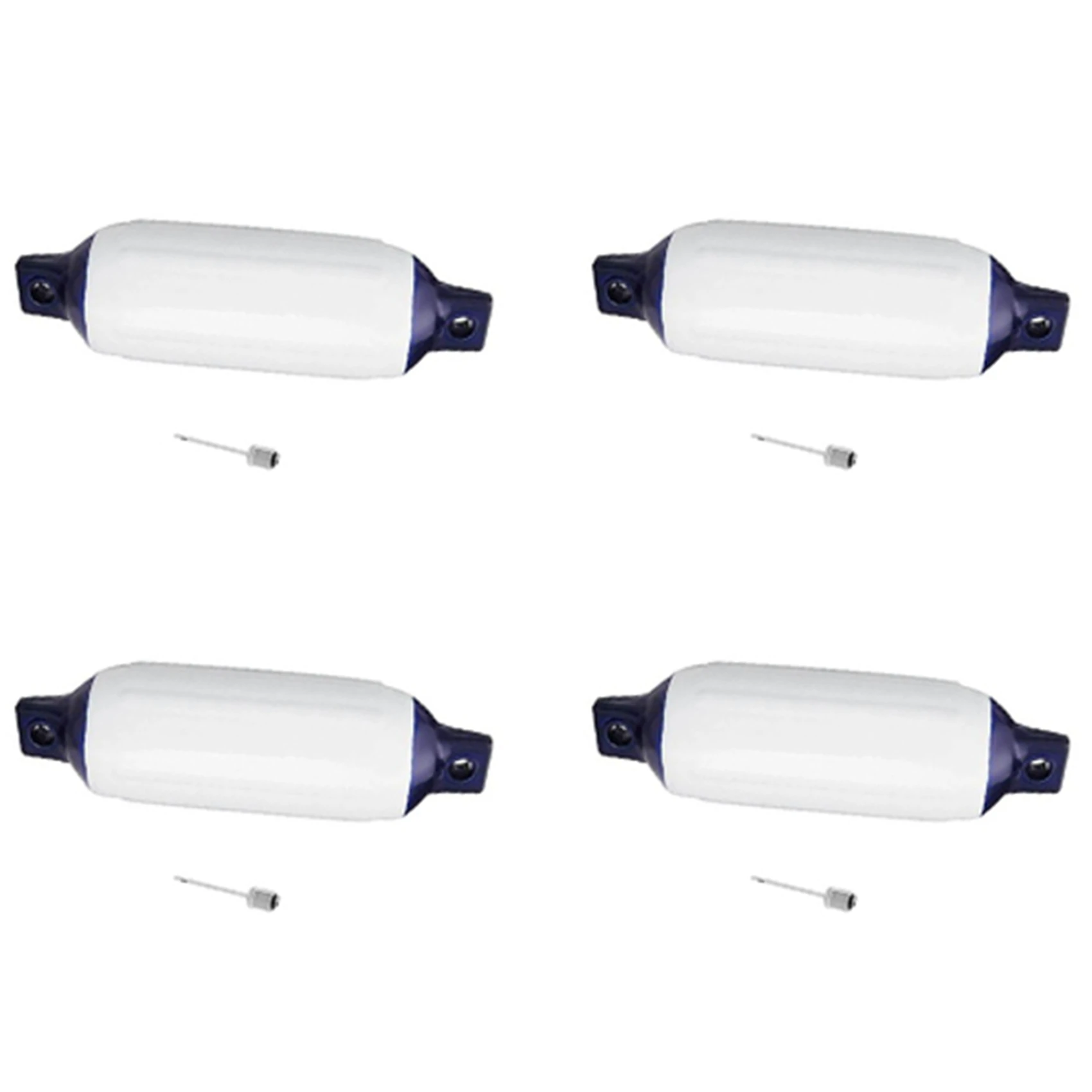

4X Inflatable Boat Fender PVC Boat Anchor Bumper Marine Boat Fender for Boat, Sailboat, Cuddy Etc,(6.5X23 Inch)