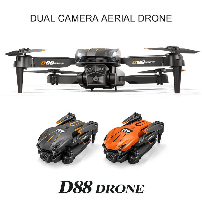 Iconic Brand MIJIA D88 Drone 8K HD Dual Camera Professional Aerial Photography Optical Flow Hovering Gesture Shoot Folding Quadcopter