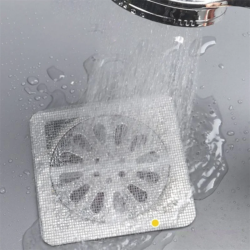 Shower Drain Catcher Disposable Mesh Floor Sink Strainer Filter Hair Stopper For Bathroom Kitchen