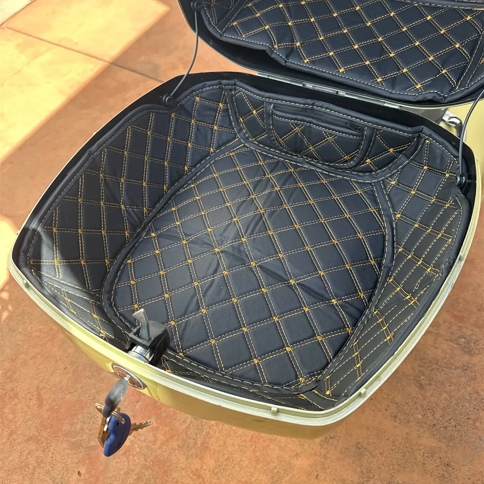 Fodera Interna Bagagliaio In Pelle PU Per Vespa GTS300 - Anti Graffi, Accessorio Motoscino - Foto 6