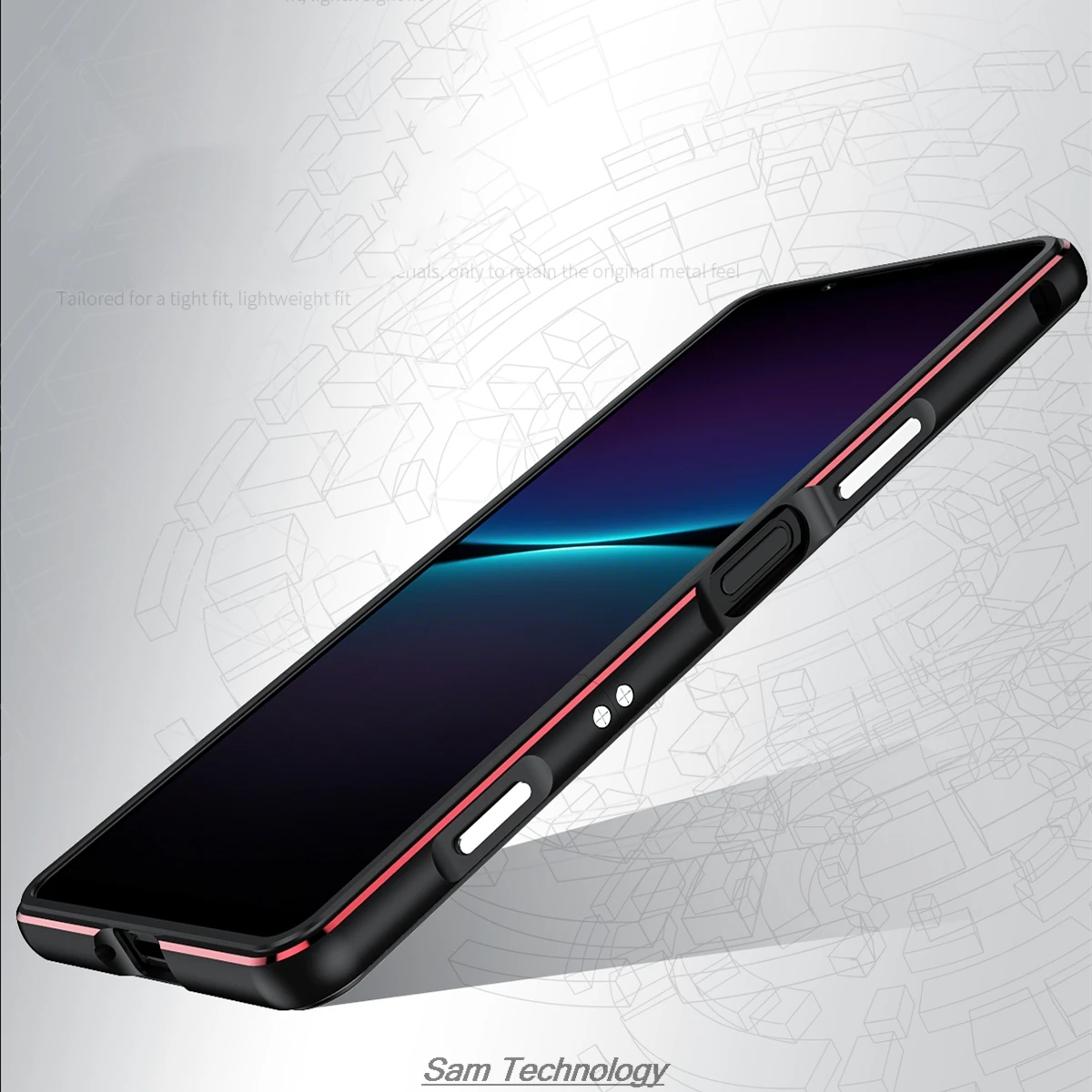 Luxury Ultra-Thin Metal Case with Dual Film Protection – Premium Aluminum Bumper