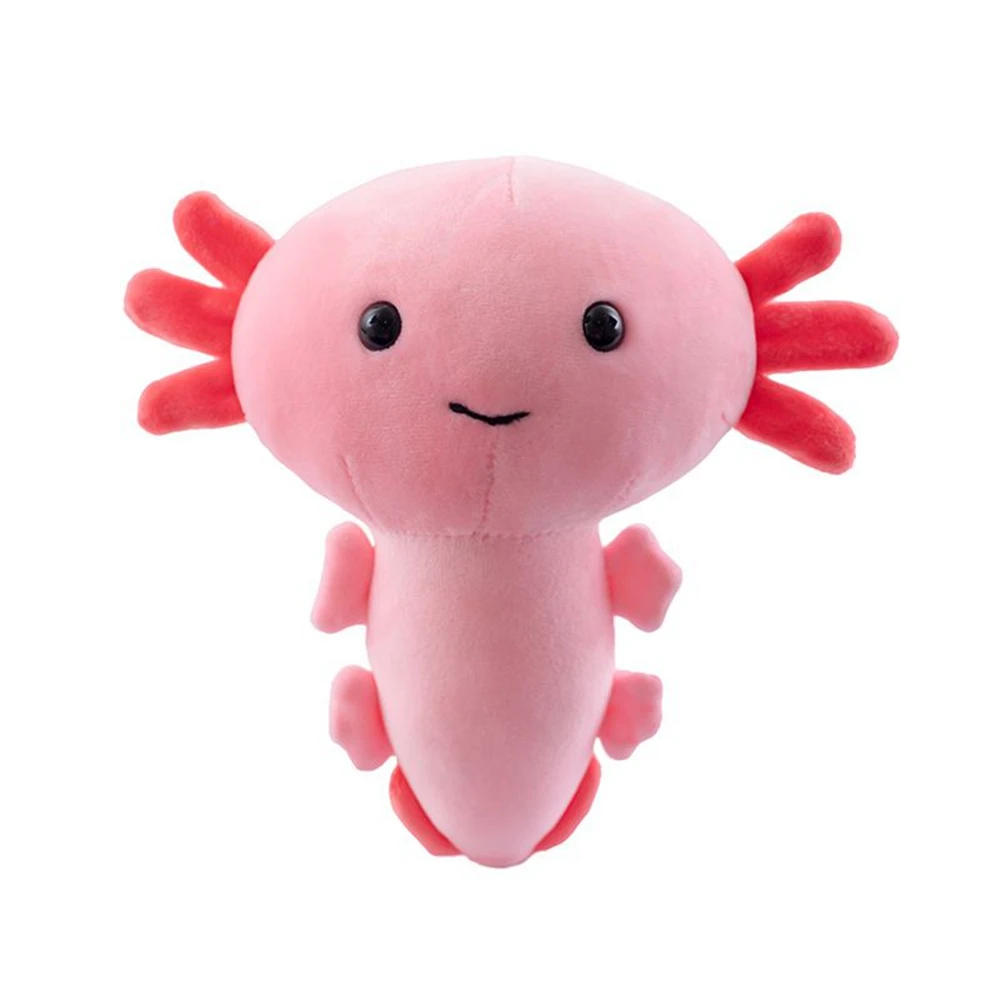 20cm Multi-Color Cute Salamander Figure Plush Toy Salamander Hexagon Tentacles Dinosaur Doll Children's Christmas Birthday Gift