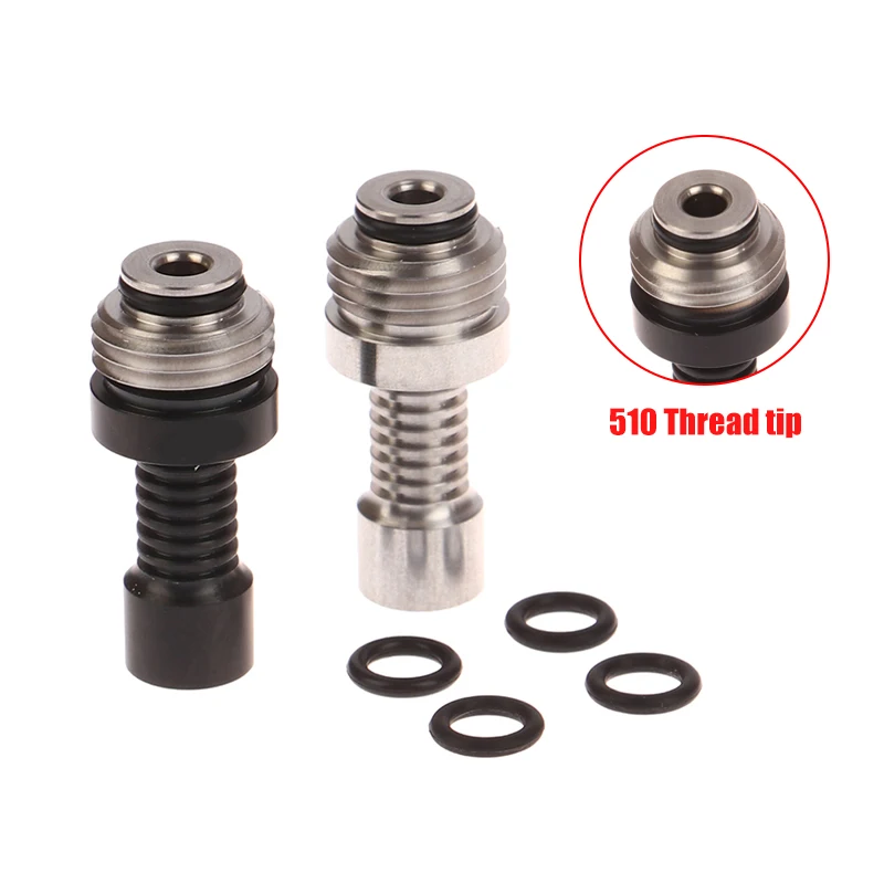 

1pc 510 BB Tip 316 Stainless Steel Compatible With BB / Billet Box Mod Tool Accessory 3cm Black Silver