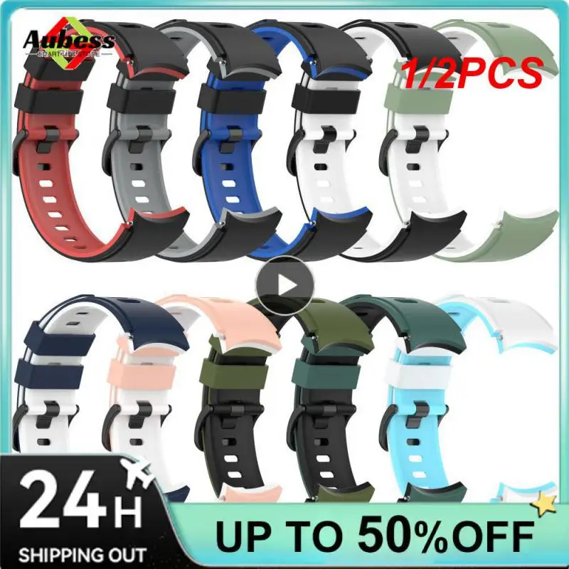 

1/2 шт. 20 мм 22 мм ремешок для часов Garmin Forerunner 245/265/Garmin VivoActive 4/Amazfit GTR/GTS 2/Bip/ Gt 2 GT3 для