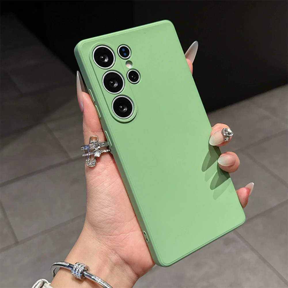 Enhanced Shockproof Soft Silicone Phone Case - Sleek TPU Bumper Protective Shell