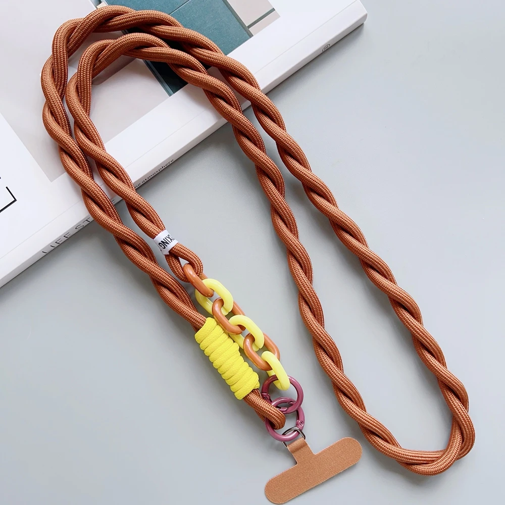 Korea Mode Universal Lange Telefon Lanyard Strap Handy Hängen Seil Neck Straps Anti-verloren Lanyards Handy Zubehör – Detail 9