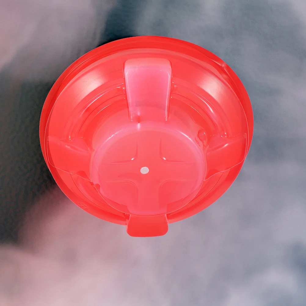 5 Pcs Sensor Protective Cover Smoke Potato Cooker Quick Detectors Dust Fire Sprinkle Guard Red Bulk