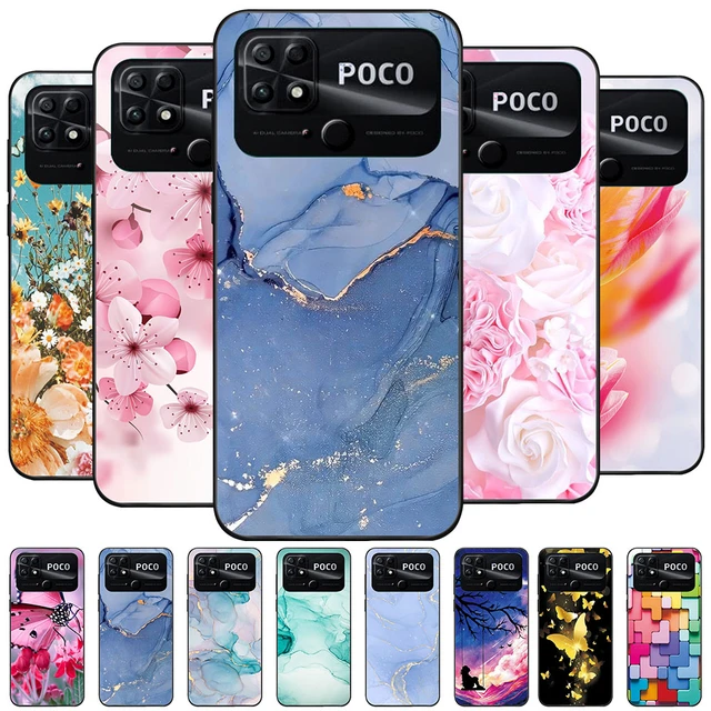 for Funda Poco X5 Pro Case Soft Silicone Marble Back Cover Phone Case for  Xiaomi Poco