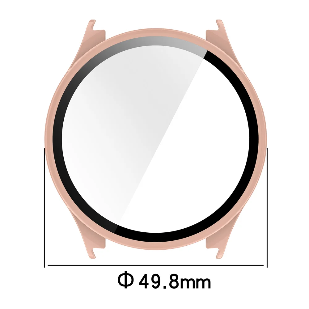 BEHUA Durable Screen Protector Cover with Tempered Glass for Smartwatches - Enhanced Protection Case