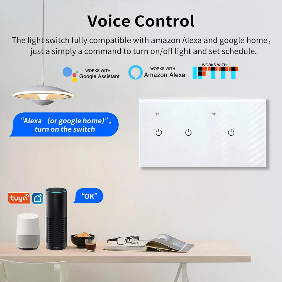 Vidro Temperado, Funciona com o Google Home,