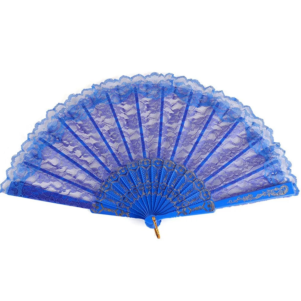 1/2/4PCS Retro Lace Folding Hand Fan Summer Performance Photography Photo Props Portable Chinese