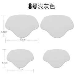 Sneaker Heel Repair Inserts - Anti-Wear Shoe Patches (4Pcs-light gray)