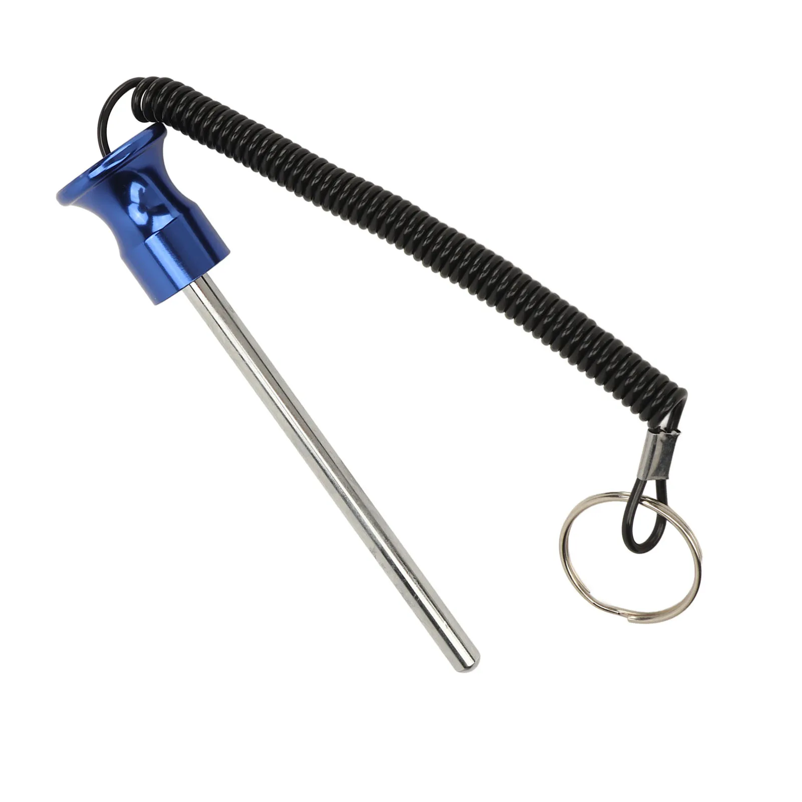 Gewichtsverriegelungsstift, Fitness-Gewichtsstift, Zugseil-Design, einfach zu bedienen, 8 x 125 mm, magnetisch, für Krafttrainingszubehör – Detail 7