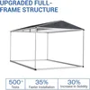 8 x 12 FT Outdoor Storage Shed, Metal Garden Shed with Updated Frame Structure, Tool Sheds for Backyard Garden Patio Lawn Black 4