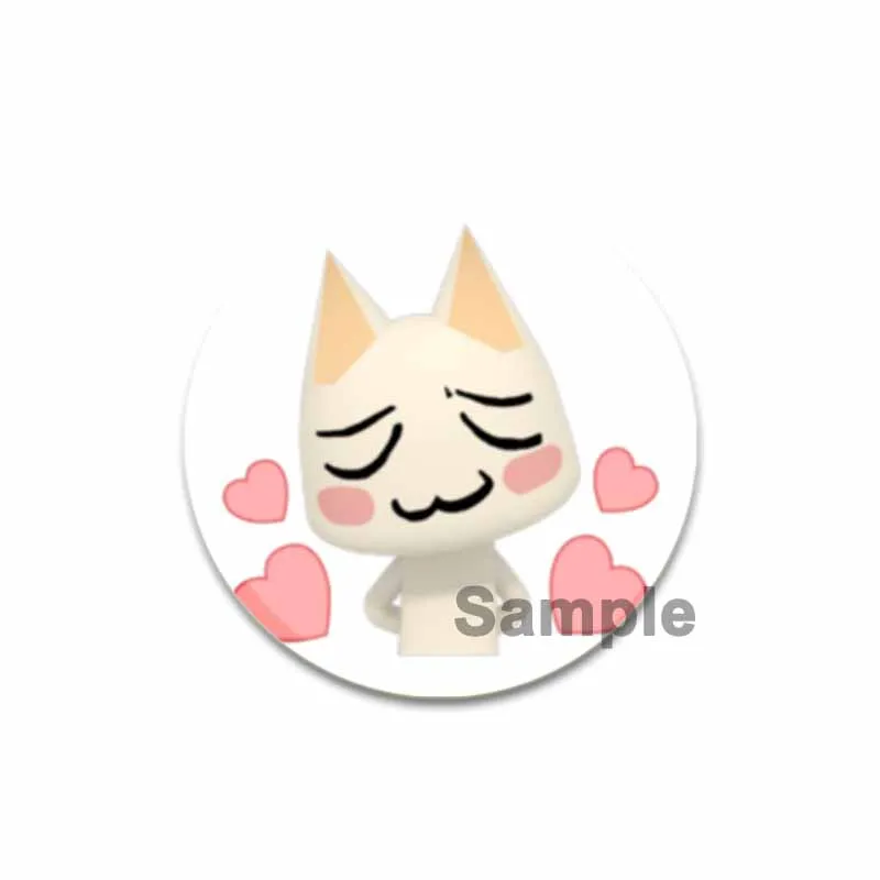 32/44 ミリメートルトロ井上猫ブローチ漫画動物かわいいバッジ