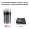 100 Pcs Disposable Eyelash Makeup Brush Crystal Handle Mascara Wands Applicator Stick Lashes Extension Supplies 4