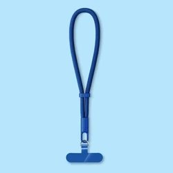 Universal Phone Lanyard with 360° Rotating Anti - Drop Clip and Adjustable Neck/Crossbody Strap (Blue)