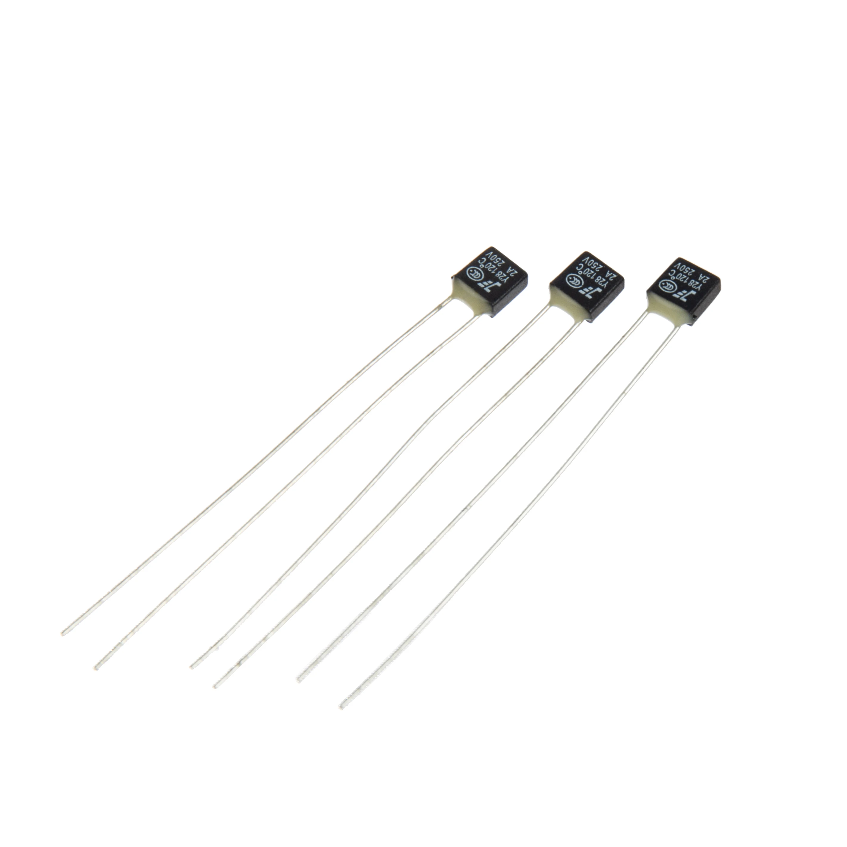 Thermal fuse sensor YYT 20PC RH 92 95 102 105 115 120 125 130 135 140 145 150 Degree Thermal Fuse RH Temperature Fuse 2A 250V Fan Motor Thermal