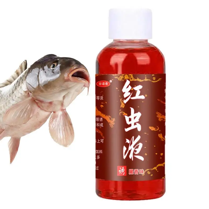 

Fish Attractant Liquid Concentrated Red Worm Liquid Fishing Lures Baits Fish Bait Attractant Enhancer Smell Lure Tackle Food For