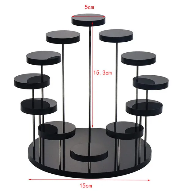 Description Picture 4 of item1 Set Cupcake Stand Acrylic Display For jewelry Cake Dessert Rack Wedding Birthday Party Decoration Tools