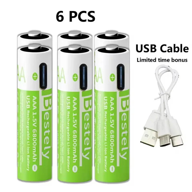 6 PCS Batteries