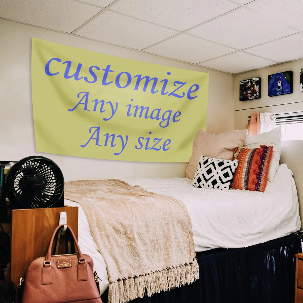 Tapestry With Text Picture Birthday Souvenir Gift Flag Blanket Any Picture Size Mailbox 3147958988@qq.com tapestry decor wall flag decor