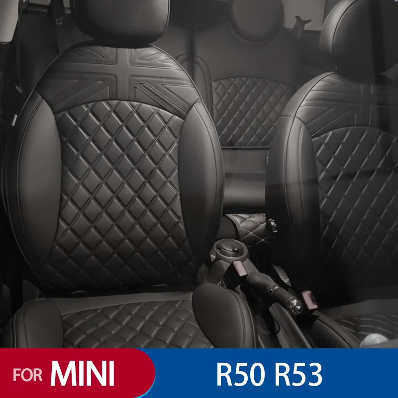 Cuir Housses De Siège Voiture pour Mini ONE Jcw ONE R52 Cooper