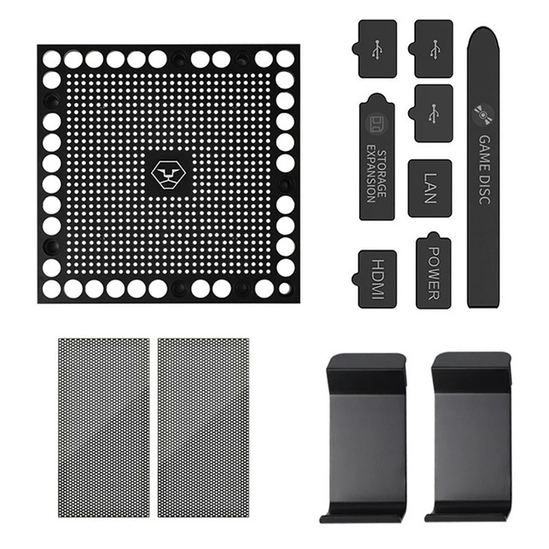 Host Coperchio Antipolvere Filtro A Rete Jack Stopper Kit Per Xbox Series X Console Di Gioco Maniglia Rack Accessori Di Gioco