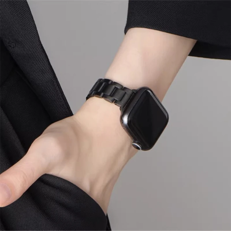 Elegant Stainless Steel Watch Band - Premium Metal Strap