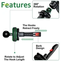 17MM Ball Head Car Air Outlets Phone Support Universal Car Phone Holder Base for Car Air Vent Cell Phone Holder Mount - Image 3