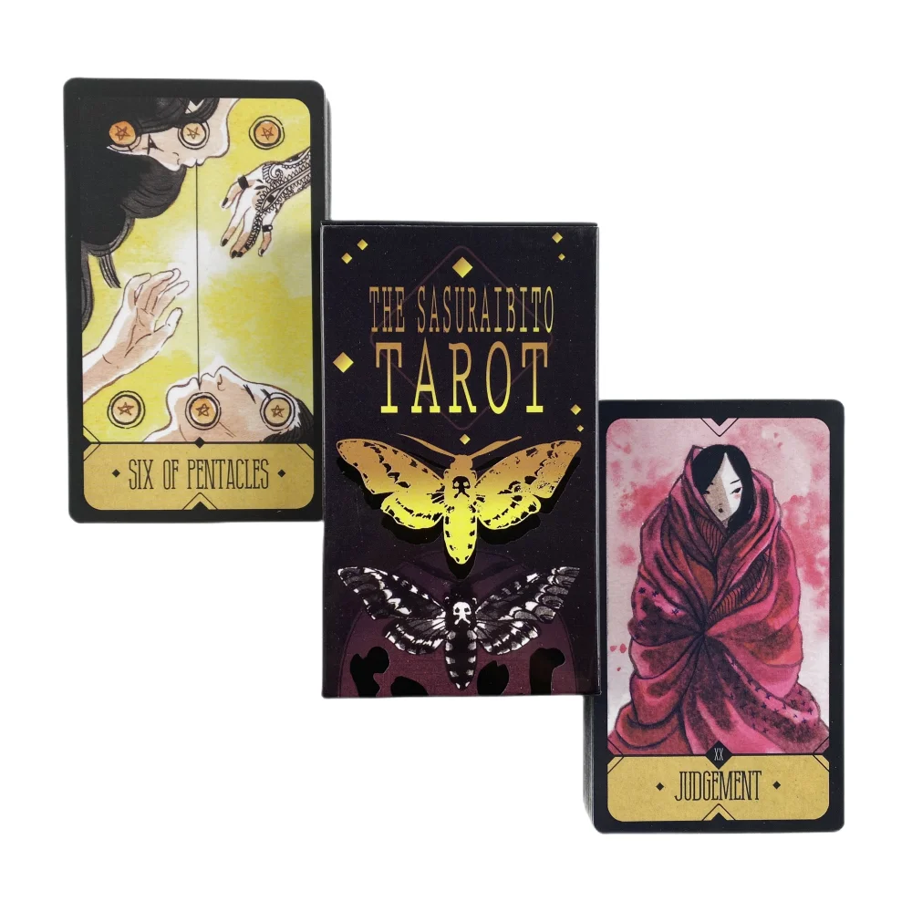 

The Sasuraibito Tarot Cards Divination Deck High Quality Board Fortune Telling Family Party Table Oracle Board Game For Beginner